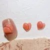 Accesorios Populares Transparentes para Uñas con Forma de Corazón de Macaron Mini Cristales Coloridos Corazones Pequeños Accesorios para Uñas y Cabello Piezas de Resina