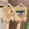 Camiseta sin mangas teñida anudada 100% algodón para niños y niñas 2026 Verano Chaleco Fresco y Elegante para Niños Mayores, Top Versátil a la Moda