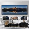 Pintura decorativa para sala de estar com atmosfera Jinshan pintura de pendurar de alta qualidade mural para parede de fundo de sofá de escritório pintura de paisagem
