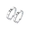 Anillos de Pareja de Verano Versátiles de Diseño Simple Mobius Niche para Estudiantes Venta al por Mayor