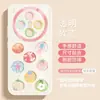 Funda colorida de tomate adecuada para vivoX300, funda transparente X200pro dopamine 100s con cadena para colgar y diseño hueco