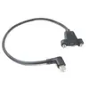 Cable Personalizado Tipo C Macho a Tipo C Hembra en Ángulo con Panel de Tornillo Cable de Extensión Tipo C Macho y Hembra