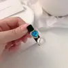 Estilo Xiaoxiang Grampo de Cabelo com Zircônia Amorosa Versátil para Franja Lateral de Menina Grampo de Cabelo de Pérola de Alta Textura Acessórios de Cabelo