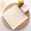 Gaze dupla de algodão com trama de abacaxi quadrado para bebê recém-nascido cor sólida 25*25cm loja de bebê grávida toalha de baba