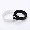 En stock Botones Negros y Blancos Banda Elástica Botones Perforados Ajustables con Borde de Gancho Elástico Tejido a Crochet Elástico Banda Elástica para Mujeres Embarazadas