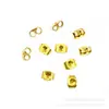 Tapones para los oídos de acero inoxidable 304 Tapones para los oídos de mariposa Pendientes hechos a mano DIY Accesorios para agujas de oreja Tapones de tachuela Venta Directa de Fábrica