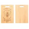 Tabla de cortar de bambú Amazon Tabla de cortar para cocina casera Fruta Delicatessen Tabla de cortar de clasificación Doble cara Logo imprimible
