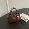 Bolso Cruzado Cuadrado Pequeño para Viajes Diarios Otoño 2026, Bolso de Hombro con Personalidad Retro a la Moda, Bolso de Mano Relajado y Elegante