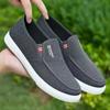 2024 novos sapatos de lona masculinos casuais pedal sapatos de comércio exterior e-commerce uma geração de sapatos de pano sola macia respirável