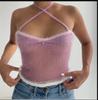 2022 Amazon Aliexpress Sexy Camisola Ajustada Moda Versátil Estilo Sexy sin Espalda