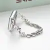 Adecuado para Correa de Reloj Nueva Corazón de Metal de Apple Applewatch Correa de Muñeca Apple Watch Pulsera Sencilla Pequeña con Fragancia