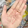 Lz Nuevo Arte de Uñas Portátil Nueva Textura Blanca Tridimensional Hecho a Mano Accesorios de Arte de Uñas de Lazo Accesorios de Arte de Uñas de Fototerapia
