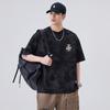 Camiseta de Batik Transfronteriza Anyang Holgada de Manga Corta Moda Verano 2026 Marca Camiseta de Media Manga para Hombre Enviado en 48 Horas