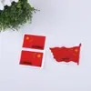 Em estoque Adesivo Patriótico Hongqi para Carro Adesivo Decorativo Metálico para Carro Refletivo Espessado Anti-risco Cobertura Arranhão Universal