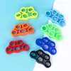 Dispositivo de Fuerza de Agarre, Anillo de Dedo Dividido, Ejercicio para Personas Mayores, Ejercicio de Recuperación de Palma, Flexibilidad de Dedos en Casa, Equipo de Entrenamiento Físico de Fuerza de Mano