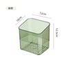 Cubo de Almacenamiento Transparente Cúbico Estilo Ins para Brochas de Maquillaje Tubo Avanzado de Artículos Varios de Escritorio Almacenamiento de Artículos Varios de Escritorio Dormitorio