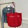 Bolsa Tote de Nylon com Estampa de Letras Nova Primavera 2026 para Mulheres, Grande Capacidade, Moda de Rua, Bolsa de Ombro Único Transversal