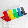 Suporte para Celular Dobrável de Mesa em Plástico Tamanho Médio e Grande Multi-Velocidade Dupla Abertura Suporte Preguiçoso para Celular Presente Atacado Pode Ser Pedido com Logo
