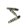 DC 3.5*4.5*24.5 Plug de Áudio Dourado de Quatro Pinos Plug de Fone de Ouvido Tipo Solda Conector DC