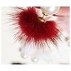 Fabricante de Bolas de Pelo de Visón Nueve Zorros Color Rojo Mixto Accesorios para Sombreros Cadena para Suéter Accesorios para Zapatos Accesorios para Pendientes Joyería DIY