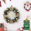 Corona de Navidad Decoraciones de Navidad Adornos Corona Colgante para Puerta Interior Adornos de Escena Decoración de Atmósfera Accesorios