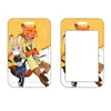 Carteira de Estudante Cartão de Ônibus Porta-Cartão Rígido Controle de Acesso Crachá de Trabalho Cordão para Celular Zootopia Judinik