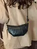 Bolsa pequena estilo vintage para mulheres, novo design de alta costura, bolsa croissant moderna e super popular, bolsa de bolinho, bolsa de ombro e transversal