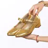 Sapatos de Dança Latina Lu Yishan para Mulheres Adultas Sapatos de Dança Moderna de Salto Baixo Sola Macia para Dança de Salão ao Ar Livre