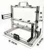 Chasis Abierto, Aleación de Aluminio Completa, Refrigeración Líquida de 240/360, Soporta X79/X99 Dual-Channel Imatx, Rack Portátil Creativo