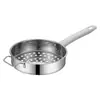 Escorredor Especial para Camarão Frio, Escumadeira de Aço Inoxidável com Furos Grandes, Ferramenta para Coar Gelatina Fria de Shaanxi, Ferramenta para Sopa de Bolinho de Peixe, Colher de Peixe para Macarrão Doméstica