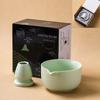 Cuenco de matcha al estilo japonés con boca y glaseado de color transfronterizo
