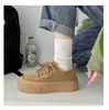 Zapatos de Plataforma Casuales Retro Americanos de Suela Gruesa de Venta Caliente para Mujer Primavera/Otoño 2026 Superficie Mate Suela Suave Zapatos Deportivos Individuales para Mujer