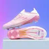 Zapatos de Fútbol para Niños Cruzados del Mundo para Niños, Adolescentes, Estudiantes, Niñas, Tachones Tf, Clavos Largos Ag, Zapatos Deportivos de Entrenamiento para Competición