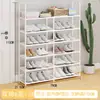 Zapatero Zapatero Multicapa Simple para el Hogar Baño Balcón Estante de Almacenamiento Universal a Prueba de Óxido Zapatero de Gran Capacidad Venta al por Mayor