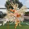 Nova Decoração de Casamento Flores de Chão Arranjo Floral para Cerimônia de Casamento Palco T Flores de Seda Recepção de Hotel Decoração com Flores Artificiais