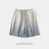 Shorts de Algodão Puro Estilo Novo para Homens, Shorts Casuais de Cinco Pontos, Shorts Esportivos, Shorts Grandes de Algodão Puro Cor Sólida, Shorts de Praia, Conversível