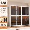 Guarda-Roupa de Aço Estilo Moderno para Armazenamento no Quarto, Guarda-Roupa de Chão para Apartamento de Aluguel Infantil, Cabideiro de Armazenamento à Prova de Poeira para Adultos