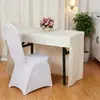 Fundas de Mesa Lisas con Impresión de Logo para Eventos, Conferencias, Promociones, Publicidad, Puestos Callejeros, Exposiciones; Manteles con Texto Impreso para Ceremonias de Inauguración, Tela Roja con Texto Impreso
