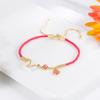 Pulsera de Cuerda Roja Ping An Hebilla Fu Marca Mujeres 2022 Año Nuevo Año del Tigre Pulsera Año de la Vida Regalo de Año Nuevo Pulsera Auspiciosa