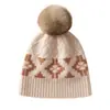 Gorro 100% Cachemir Puro para Mujer Gorro Tejido Gorro con Bola de Pelo Gorro Protector de Orejas Gorro Cálido Gorro de Lana para Ciclismo al Aire Libre Gorro para el Frío