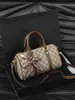 Bolso tipo almohada Boston Nuevo Verano 2026, Bolso de mano estampado de alto valor para mujer, Bolso cruzado con monograma de lujo ligero para mujer