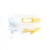 Grampo Jacaré Bicolor Base Branca para Permanente e Coloração, Ferramenta de Salão de Beleza para Modelagem, Separação, Grampo Lateral, Grampo de Posicionamento, Grampo de Penteado