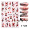 Beleza Total Transfronteiriça Quente Adesivos de Nail Art Flores de Halloween Espelho Fantasma Abóbora Fantasma Adesivos de Nail Art