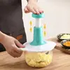 Procesador de Alimentos Doméstico Multifuncional Tipo Prensa de Cocina, Picadora de Carne, Licuadora de Ajo, Machacador de Ajo, Picadora de Alimentos, Fabricante de Puré de Frutas