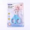 Cortauñas para Bebé Recién Nacido, Tijeras para Uñas de Acero Inoxidable, Tijeras para Uñas Anti-pellizcos para Bebé, Suministros Maternos e Infantiles