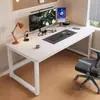 Escritorio de computadora para el hogar, escritorio simple para escritorio de dormitorio, escritorio de estudio, escritorio pequeño para estudiantes, escritorio rectangular simple de oficina