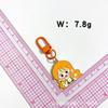 Llavero de One Piece con animación transfronteriza, Luffy, Nami, auriculares de metal, bolso, colgante pequeño, colgante de estudiante, dibujos animados
