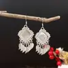Joyería Artesanal Étnica Plata Miao Base para Pendiente DIY Accesorios Vacíos Incrustados con Piezas Bordadas Varias Bases Nuevas para Pendientes