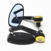 Carro elétrico motocicleta espelho retrovisor modificado reversor oval 22mm diâmetro todo o alumínio espelho retrovisor reflexivo