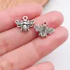 Mezcla 25 Gotas Aleación Abeja Margarita Panal Serie Colgante Pulsera DIY Collar Llavero Accesorios